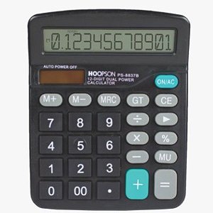 CALCULADORA PS8837B 12 DÍGITOS HOOPSON