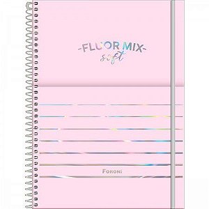 CADERNO 1 MATÉRIA 80FLS FLUOR MIX SOFT FSC