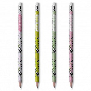 LAPIS HB GRAFITE C/ BORRACHA PANDA AVULSO ONDA
