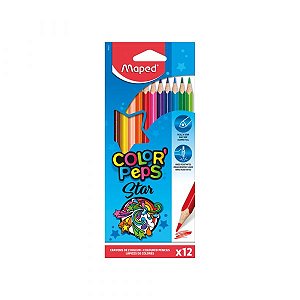 LAPIS DE COR COLORPEPS STAR 12 CORES MAPED