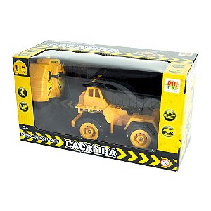 Carro controle com fio Caçamba DMTOYS