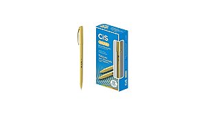Caneta Esferográfica Alfa Ouro 1.0mm Tinta Dourada