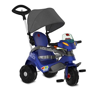TRICICLO VELOBABY RECLINÁVEL CAPOTA PASSEIO & PEDA