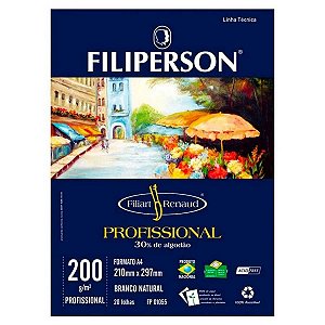 BLOCO FILIART RENAUD PROFISSIONAL BRANCO 200G/ 210