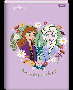 CADERNO BROCHURÃO 80FLS CAPA DURA FROZEN FSC JANDA
