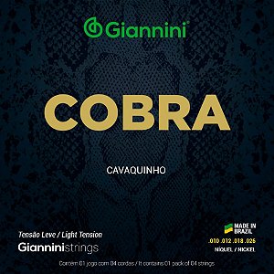 Encordoamento Para Cavaco Aço Pesada Série Cobra G