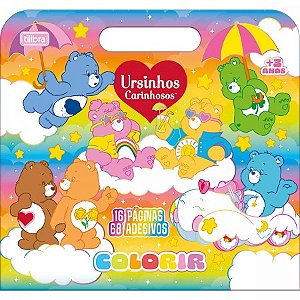 Álbum para Colorir Maleta Ursinhos Carinhosos 8 Fo