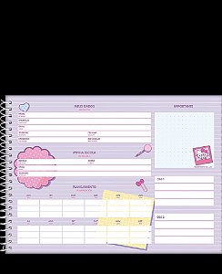 CADERNO ESPIRAL 275X200MM CARTOGRAFIA DESENHO 80FL