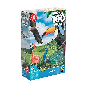 QUEBRA-CABECA CARTONADO AVES 100 PECAS UNIDADE 392