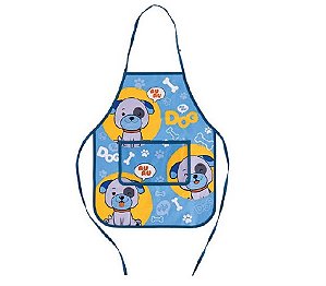 AVENTAL INFANTIL CP24615 PETS MENINO 6918 UNIDADE