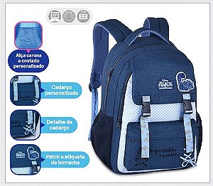 MOCHILA AC24625 ALICE NO PAÍS DAS MARAVILHAS 6768