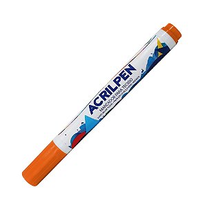 CANETA TECIDO ACRILPEN LARANJA ACRILEX