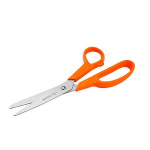 TESOURA MULTIUSO FIO LISO LARANJA 22CM UNIDADE 3560-8.1/2 - MUNDIAL