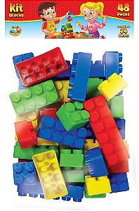 KIT BLOCOS 48 PECAS NA SOLAPA GGB