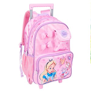 MOCHILA DE RODINHA ALICE NO PAIS DAS MARAVILHAS AC26283K CLIO STYLE