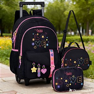 MOCHILA DE RODINHA CACAU HAXKAR CLIOSTYLE