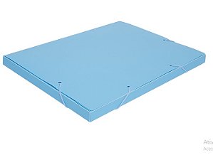 PASTA OFICIO 40MM - AZUL PASTEL POLIBRAS