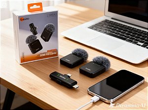 MICROFONE SEM FIO BASIKE lightining IPHONE BA MIC0002