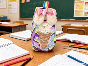 Estojo Escolar Cute FF9005 Fofy