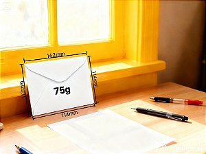 Envelope Branco 114x162 mm Tilibra para Cartas e Convites Unidade