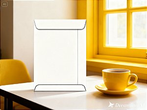 Envelope Saco KO28 BRANCO 200x280 mm para Documentos e Envio
