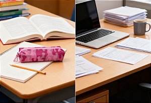 Estojo escolar camuflado Fino feminino Daterra