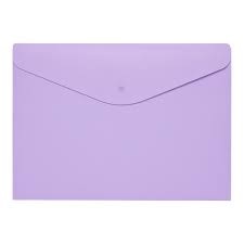 PASTA ENVELOPE A4 - LILAS PASTEL POLIBRAS