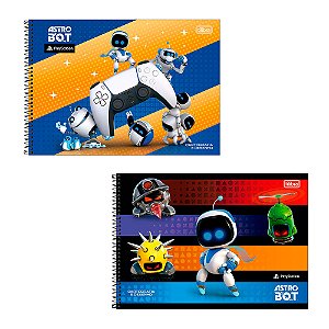 Caderno de Desenho e Cartografia Astro 80 Folhas | Caderno Escolar Infantil