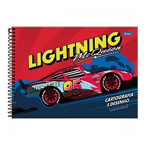 Caderno de Cartografia Carros 80 Folhas StarSchool | Caderno de Desenho Infantil Escolar