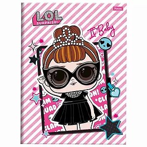 Caderno Brochurão 80 Folhas LOL Foroni FSC – Caderno Escolar Infantil Capa Dura