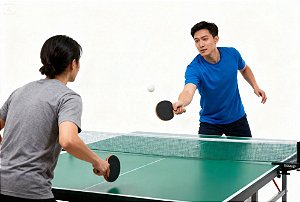 Kit Ping Pong 2 Raquetes + 3 Bolinhas GU5109 Giftutil – Jogo Completo