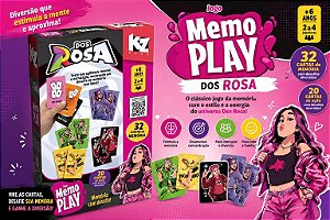 Jogo Memo Play Dos Rosa Elka – Jogo da Memória Infantil Educativo