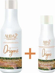 Ativador de Cachos 1L + Gelatina Maracujá 500ml