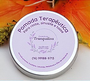 Pomada Terapêutica Natural para Rinite, Sinusite e Tosse.