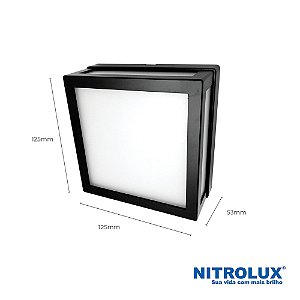 Arandela JN-03-PR  LED 3W IP65 3000K