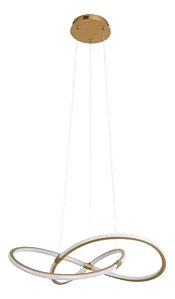Pentende Led Infinito Dourado 4000K JNLP-018