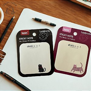 Bloco de anotação adesivo Gatinhos