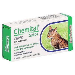 Chemital Gatos 4 comprimidos