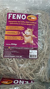 Feno para Porquinho da Índia Mini Coelhos Chinchilas 250g