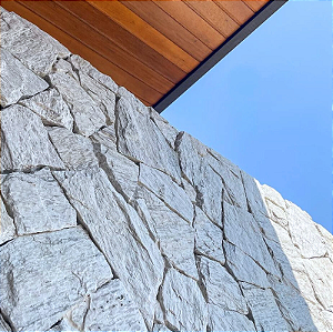 Pedra madeira branca m²