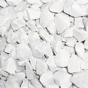 Pedrisco Branco Para Jardim N°02 - 20kg