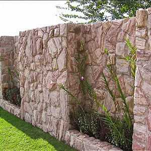 Pedra Madeira Bruta  Rosa - M²