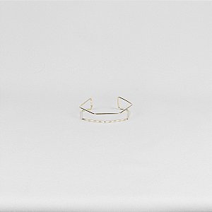 Bracelete Geométrico com Zircônias Cravejadas