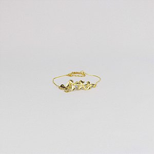 Pulseira Delicada Coleção Flores Minimalistas