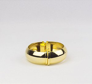 Bracelete Largo com Acabamento Acetinado