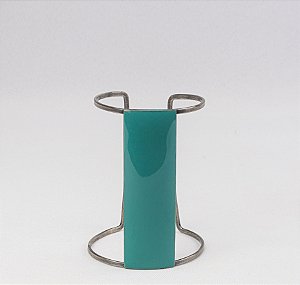 Bracelete Elegante Longo Esmaltado Aberto