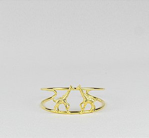 Bracelete Delicado Vazado Girafas