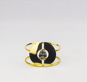 Bracelete Elegante Orbe com Zircônia Central