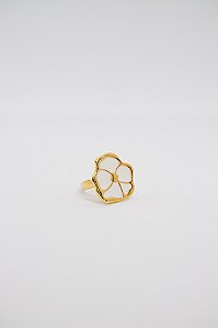 Anel Delicado Esmaltado Coleção Flor Singela