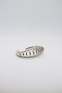 Bracelete Sofisticado Médio Torneado Ajustável Coleção Barras Vazadas